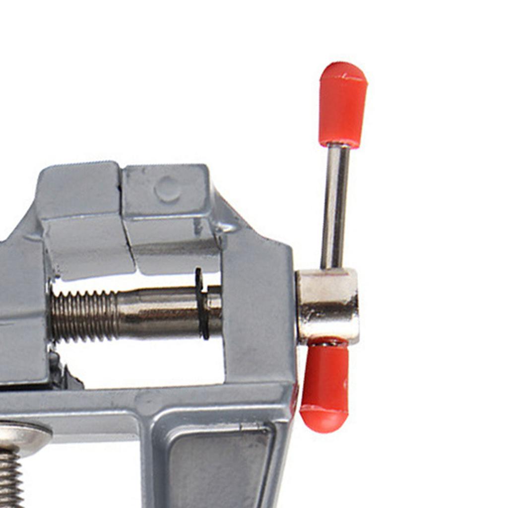 Small Bench Vise Clamp On Metal Mini Table Vise Tool for Woodworking 35mm Clamping Thickness