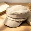 Vintage Style Navy Cap Women Warm Hat For Autumn Winter Slimming Face