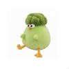 Broccoli Chicken Stuffed Fuzzy Crown Cartoon Doll Green Decorative Toy for