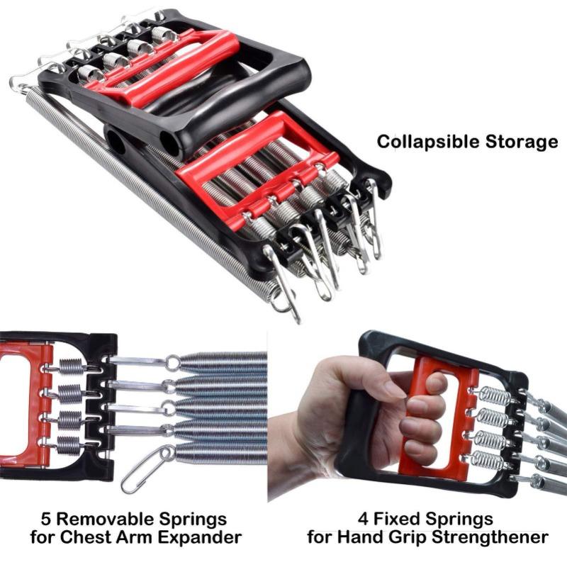 3 in 1 Federzugarm-Workout Brustexpander Multifunktionaler Fitness-Spannungsmuskeltrainer