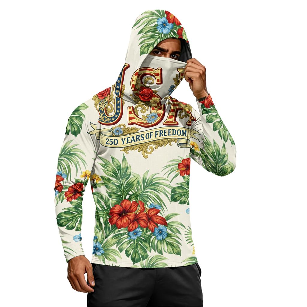 Men's Summer Quick-dryingLong-sleeved T-shirt Sun ClothingFishing FitnessSports Hded Long-sleeved Tp