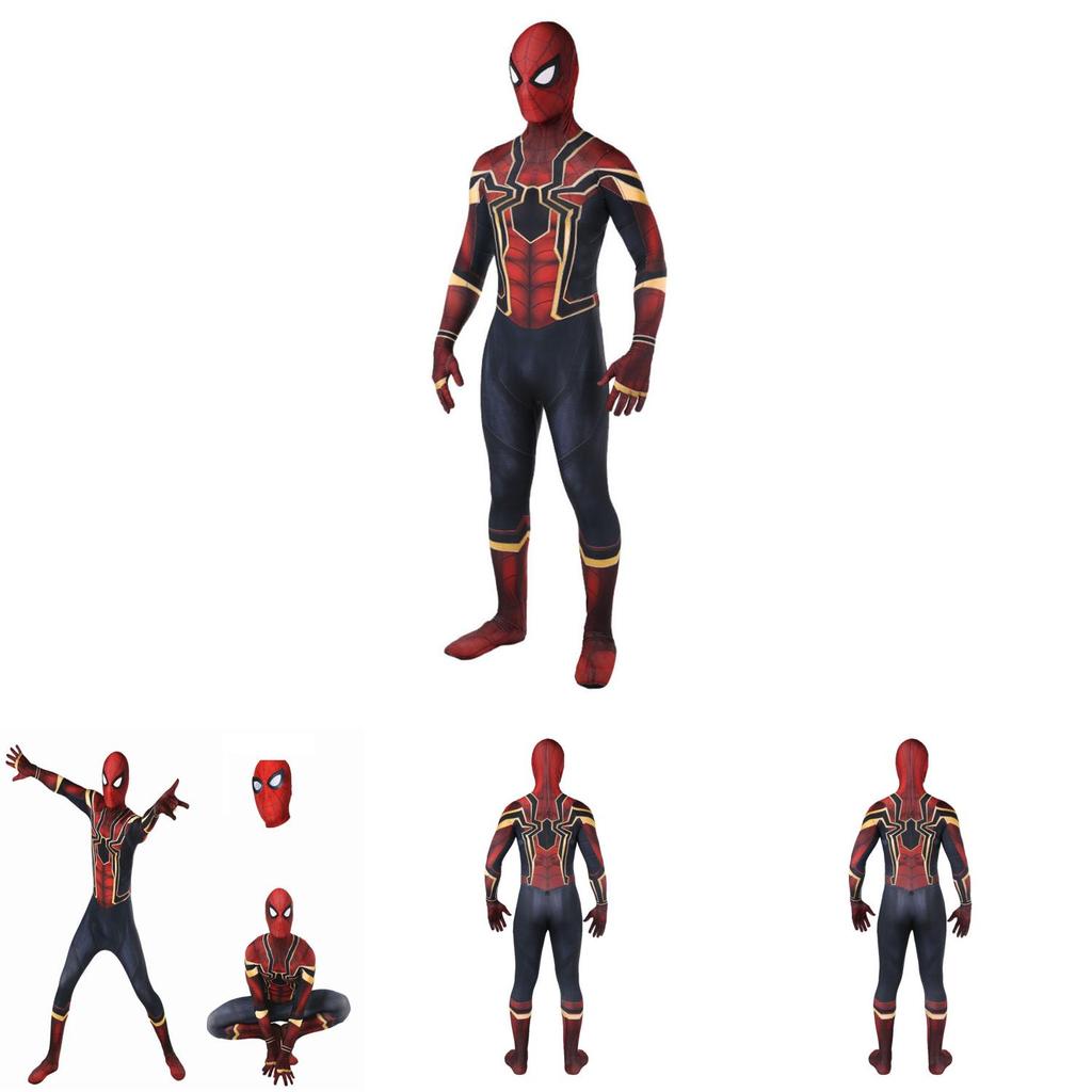 Spider-man Homecoming Iron Spiderman Suit Superhero Costume For Kids And Adults