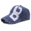 Spring and Autumn New Retro Old Street Graffiti Letter Baseball Cap Female Face Small Edging Washed Couple Hat