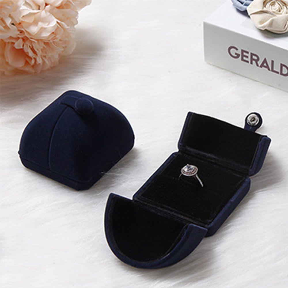 Rings Earrings Storage Box Bracelet Holder Case Double Open Jewelry Box Velvet Jewelry Box Gift Box