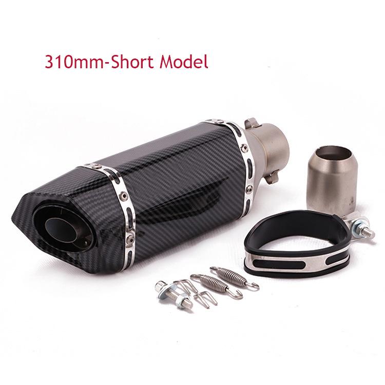 51mm Universal Accessories Motorcycle Exhaust pipe Modified Muffler Pipe echappement moto db killer For XJ6 MT07 09 03