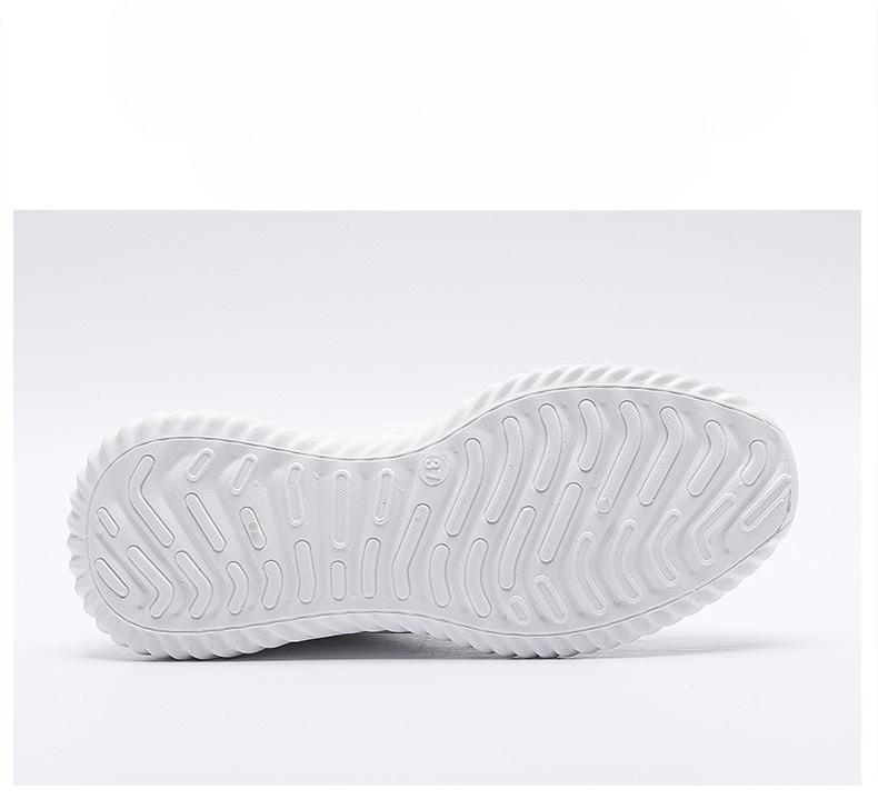 Fashion 2025 Spring and Autumn Shoes Women's New Fly-woven Korean Version of Versatile Little White Shoes