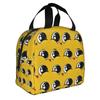 Funny Expression  Portable Lunch Box for Women Waterproof  Thermal Cooler Food Insulated Lunch Bag School