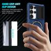 KEYSION Shockproof Case for MagSafe for Samsung Galaxy S25 Ultra 5G Magnetic Ring Stand Slide Camera Protection Phone Back Cover