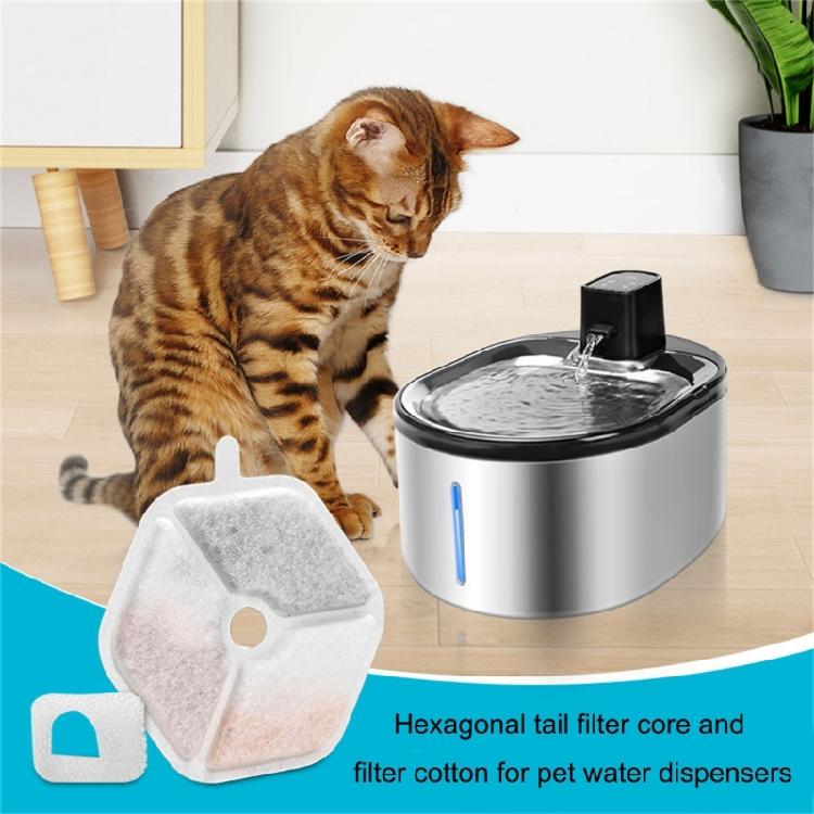 High Efficiency Cats Drinking Water Filter Cartridges With Hole Structure for Pet Hydratation Stations