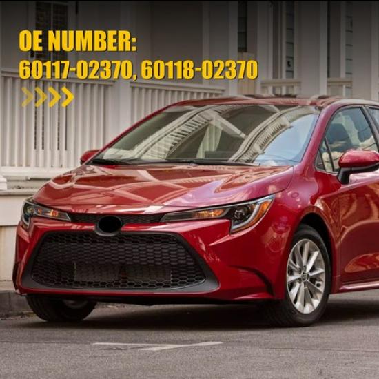 Pair Front LH+RH Fender Corner Molding Trim Cover for Toyota Corolla - N