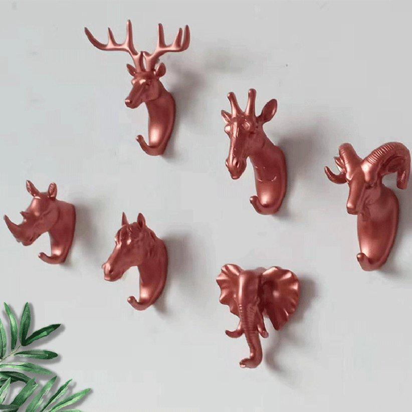 Creative Animal Hook Storage Hooks Coat Hanger Seamless Organizer Home Decoration