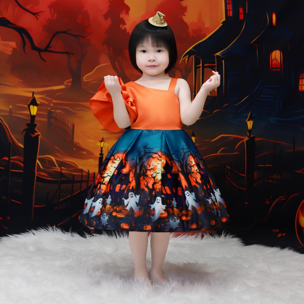 Halloween Kleider Blumenmädchenkleid Kleinkind Taufe 1. Geburtstag Kleid Baby Mädchen Kleidung Prinzessin Hochzeitsfeier Kinderkostüm