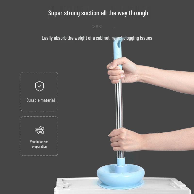 Toilet Unclogging Plunger - Professional Tool for Clearing Blockages