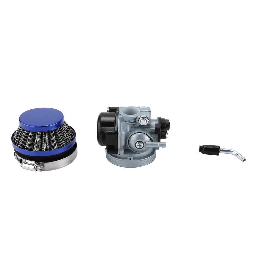 Motorcycle Carburetor with Air Filter Replacement for 2 Stroke 49cc 66cc 70cc 80cc Engines