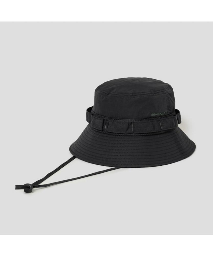 Binpolaegseseoli Nylon Stitch Bucket Hat - Black