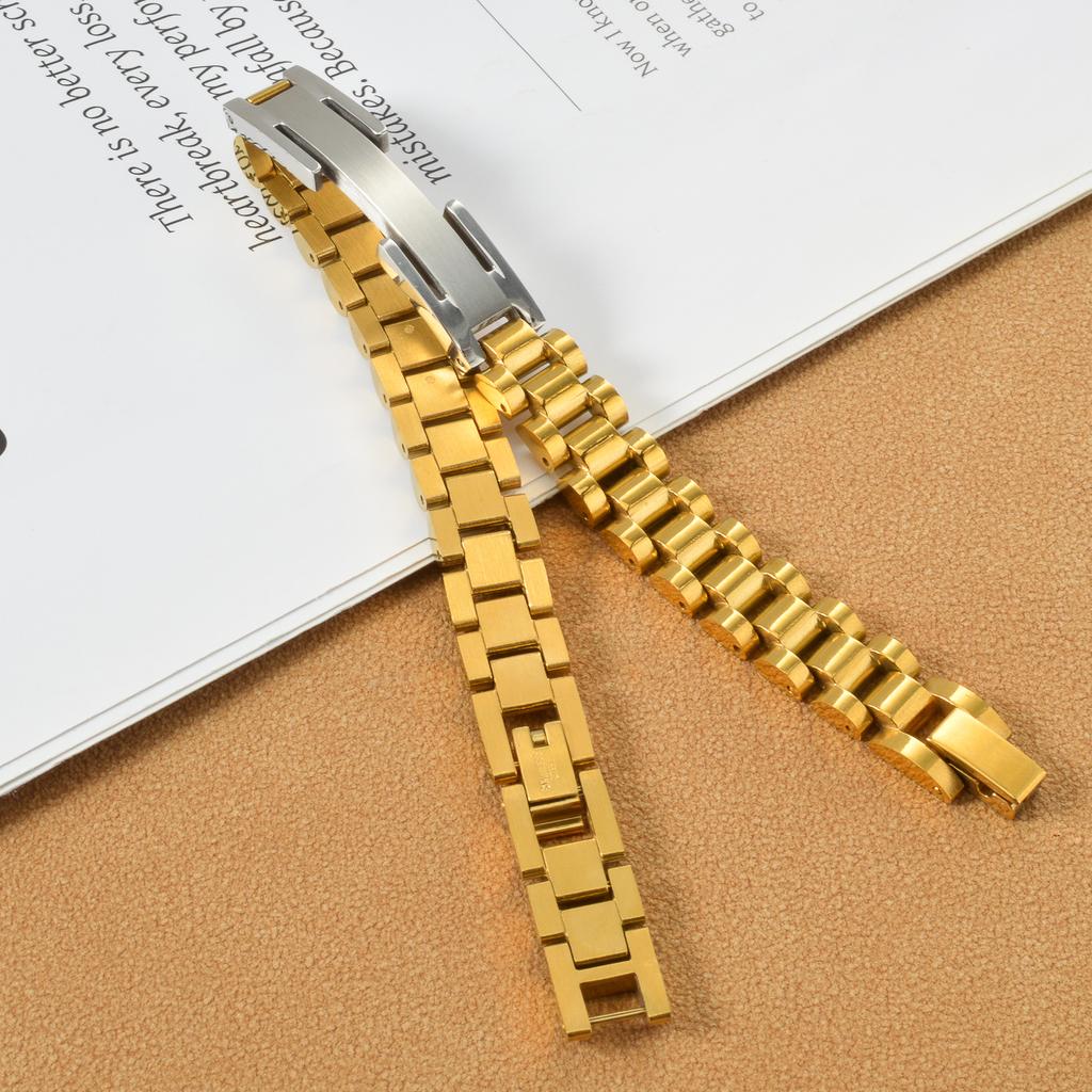 Stainless Steel Industrial Bracelet Edgy Trend Retro Luxury Unisex Bangles Christmas Gift New Year Present for Friends