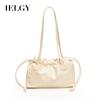 Niche Design Pleated Drawstring Drawstring Large Capacity Tote Bag Korean Version Trendy One-Shoulder Underarm