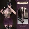 Erotic lingerie sexy lace butt skirt pure desire temptation deep V uniform flirt woman