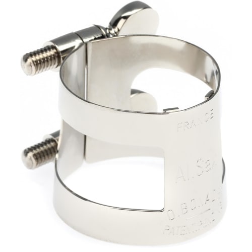 

D.BONADE Alto Saxophone Ligature, Reverse Lock, Nickel-Plated Finish (2254U)
