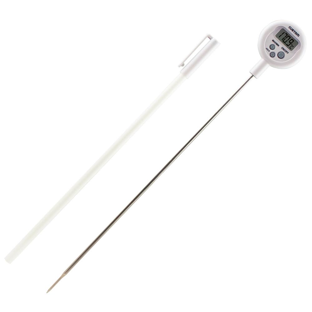 Vlastní vodotěsný digitální teploměr IPX5 s dlouhou špičkou 275 mm, průměr špičky CT-422WP, -50 300°C, vodotěsný, sonda, 2,2 mm