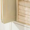 35L Clear Window Storage Box Oxford Cloth Steel Frame Foldable Closet Organizer