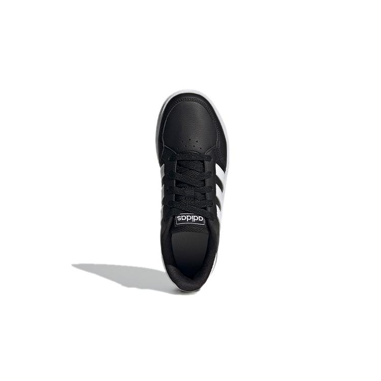 Adidas Neo Breaknet Abrasion Resistant Low top Skateboard Shoes Black White Kids' FY9507