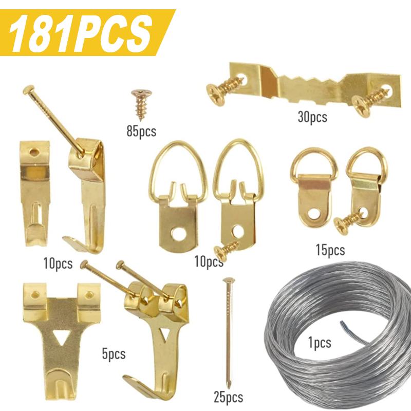 

Набор из 181 металлического винта для фоторамки