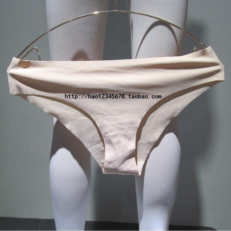 

Мода в японском стиле больших размеров, ветер чистого желания, бесшовное нижнее белье из ледяного шелка, женские сексуальные трусы средней посадки, внутренняя часть из хлопка Transparency Size M (waist circumference 70-125cm)