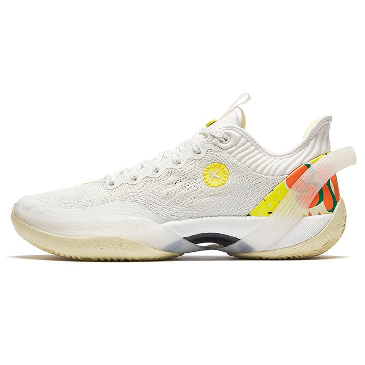 

new Anta Three point Rain1.0 Cushioning Anti Slip And Wear Resistant Low Top Basketball Shoes Men s Yellow 45
