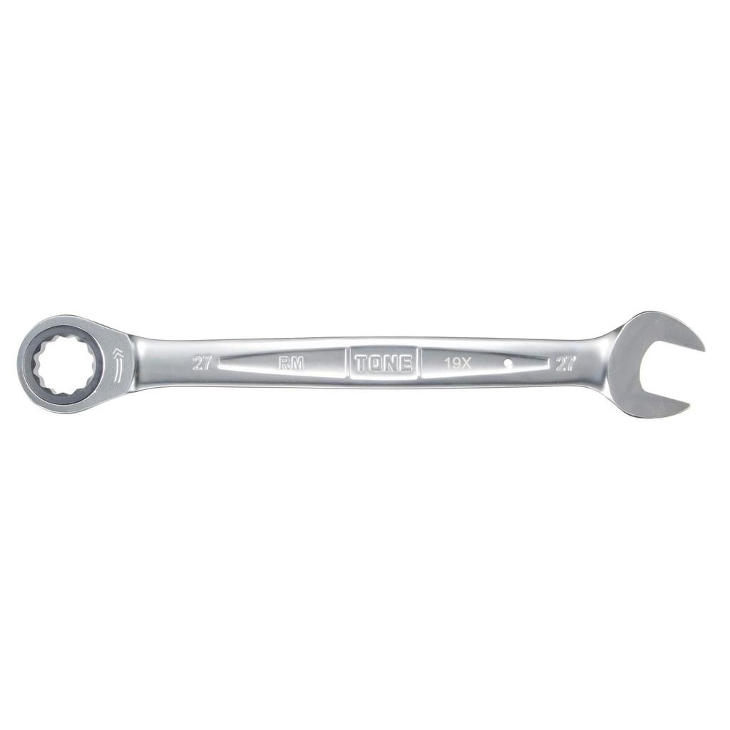 TONE Ratchet Combination Wrench 27mm Jaw Opening HPRM-27,