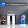 High-Quality Stainless Steel Water Cup with Handle for Kindergarten and Home Use