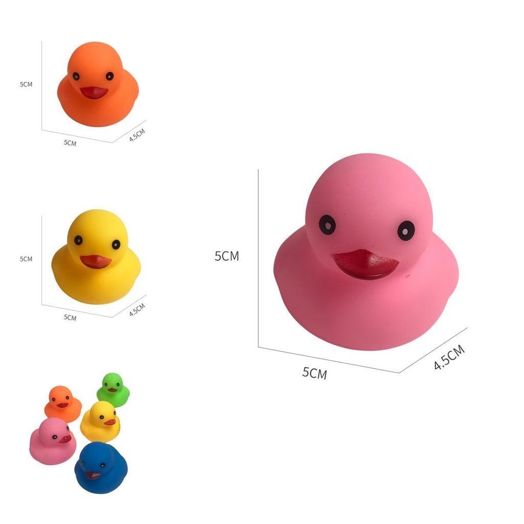 Colorful Small Yellow Duck Squeeze Toy For Swimming Play In Duckling Theme Pool