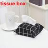 2PCS Cartoon Cloth Table Decoration Home Car Storage Tissue Case Box Container Towel Napkin Papers B