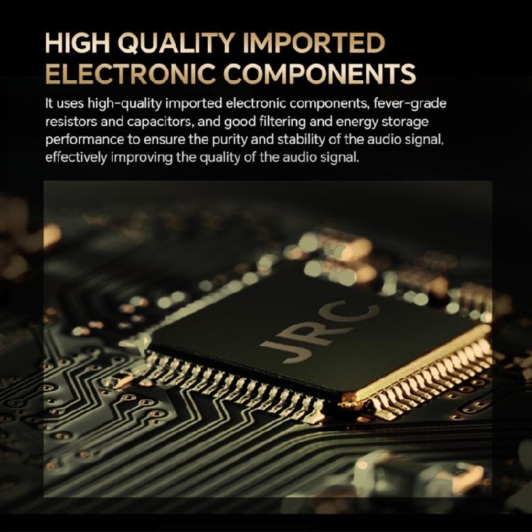 HiFi Stereoes Preamp Featuring Vacuum Tubes and Gold Plateds RCAs Connectors for Sound Quality