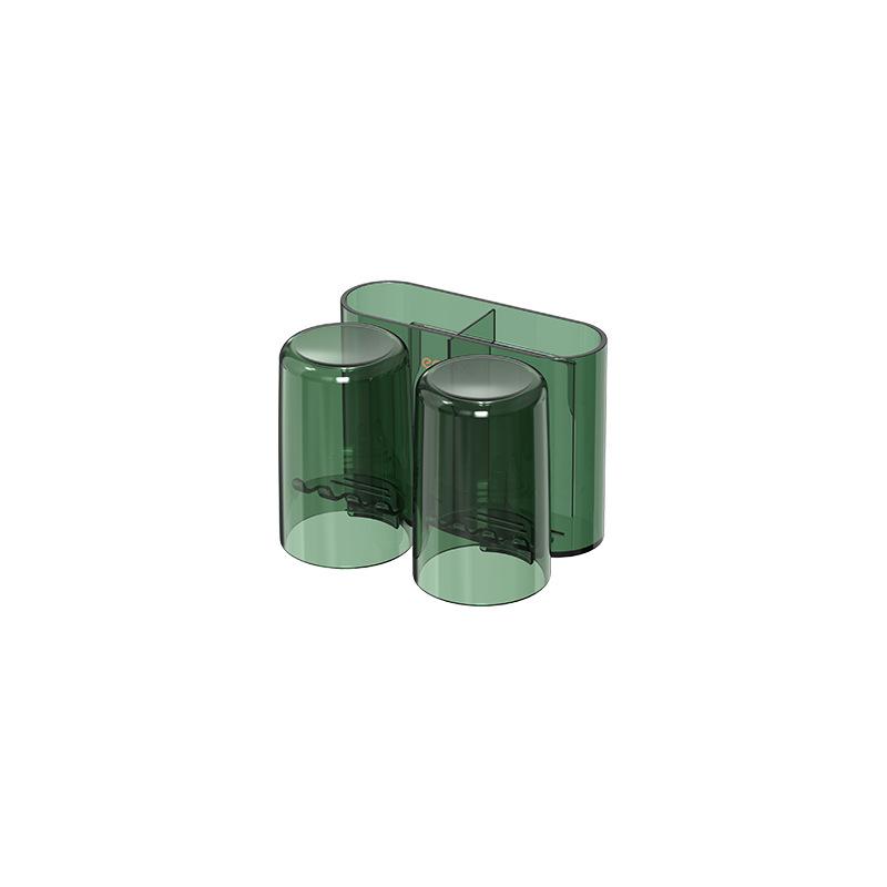 Toothbrush Holder Bathroom Mouthwash Cup Toothbrush Rack No-Drill Wall-Mounted Toothbrush Cup Toothbrush Set Special Offer Double cup