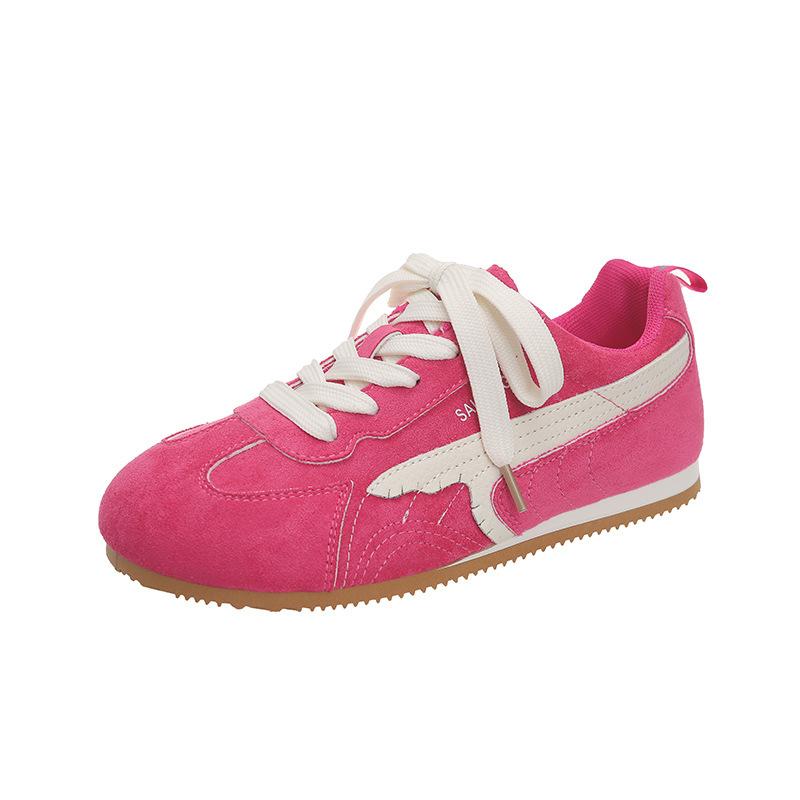 Comfortable German Training Shoes Forrest Gump Shoes Little White Shoes Women's 2025 New Korean Version Casual Board Shoes Flat Student Sports Sho