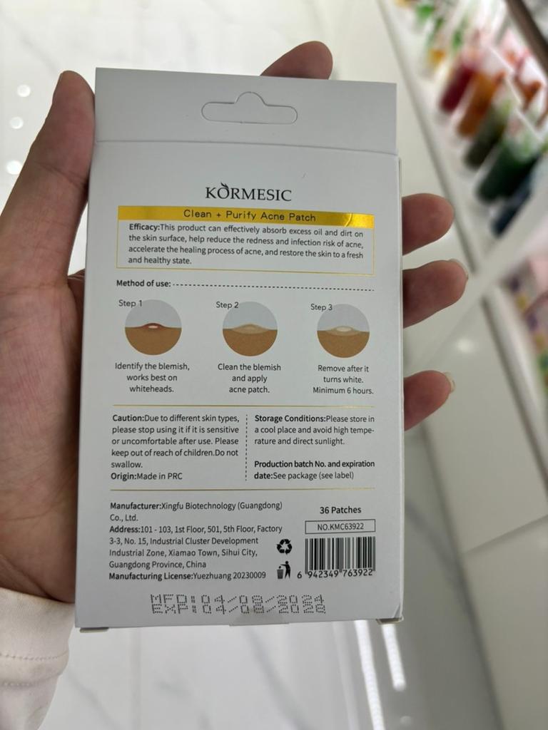 Pimple Patches For Face,Zit Covers,Hydrocolloid Acne Patches Zits Cover Stickers 2 Size 36pc