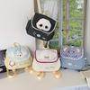 Puppy Panda Cartoon Plush Backpack  Adjustable Shoulder Straps For Students Teen