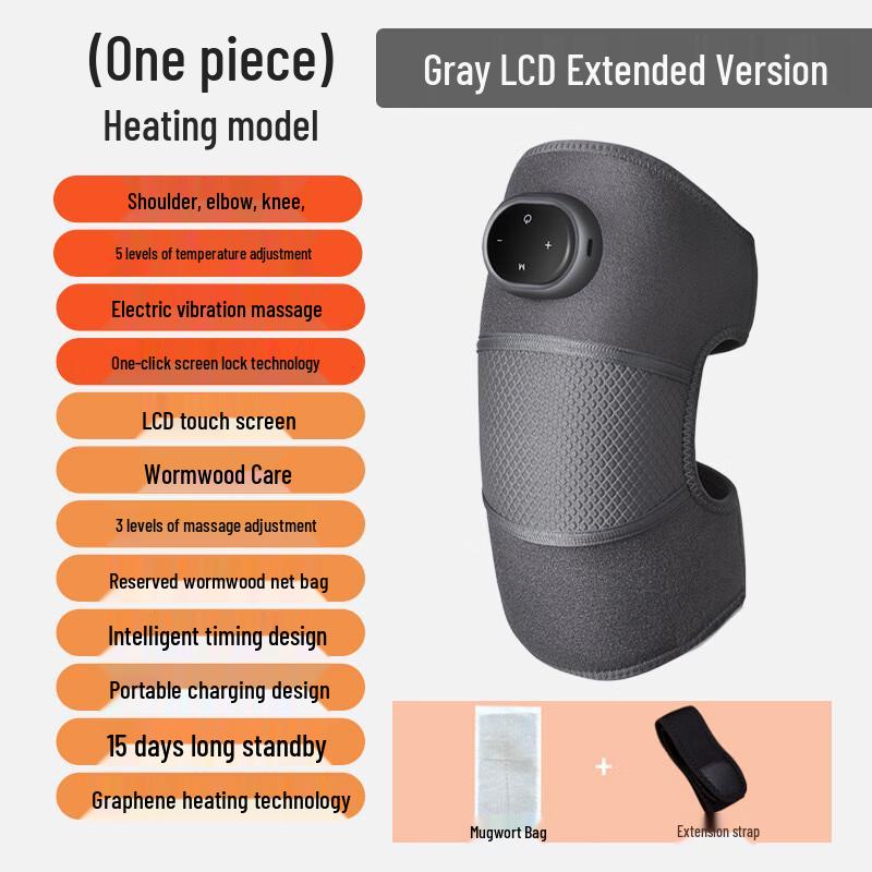 OLOEY Electric Heated Massage Pad for Knee, Elbow, Shoulder