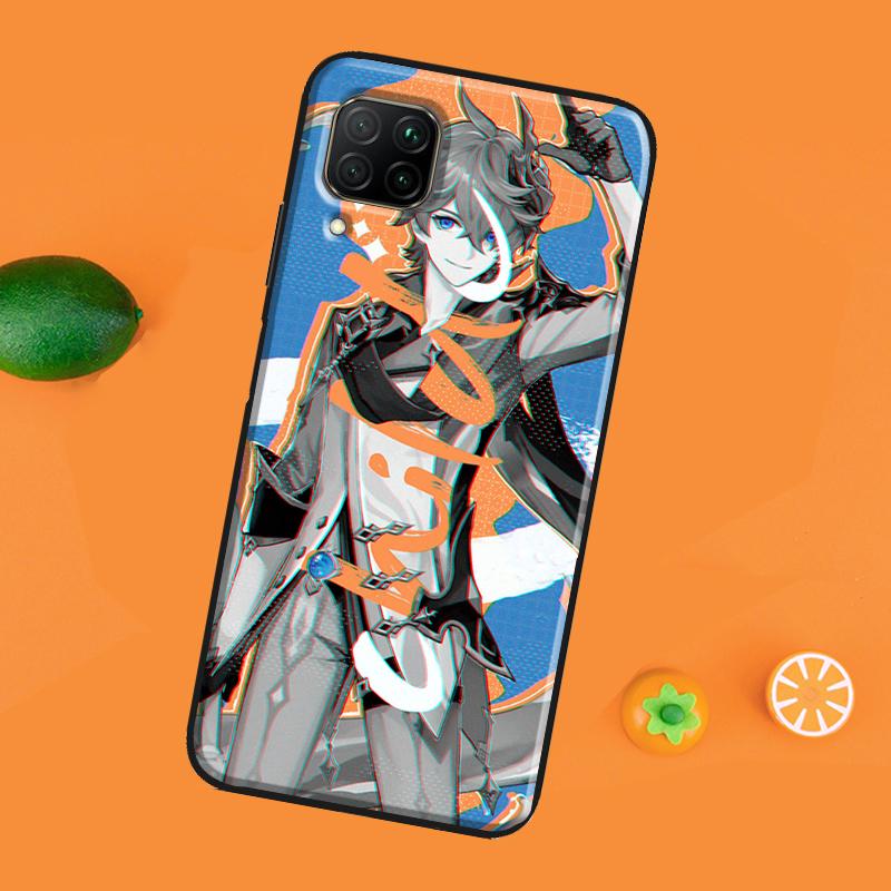 

Чехол Tartaglia Genshin Impact для Honor 50 Pro 8X 9X, чехол для Huawei P30 P40 P20 Lite Nova 5T P Smart 2019 2021 Honor 50 Lite