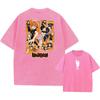 Anime Haikyuu!! Volleyball Hinata Shoyo Graphic Washed T Shirt Men Women Manga Tshirts Casual Loose T-shirt Harajuku Cotton Tops