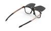 Sports Sunglasses INKAS Demi Turtle Gloss Smoke Black [RUDY PROJECT] Flip-Up SP681050-0000