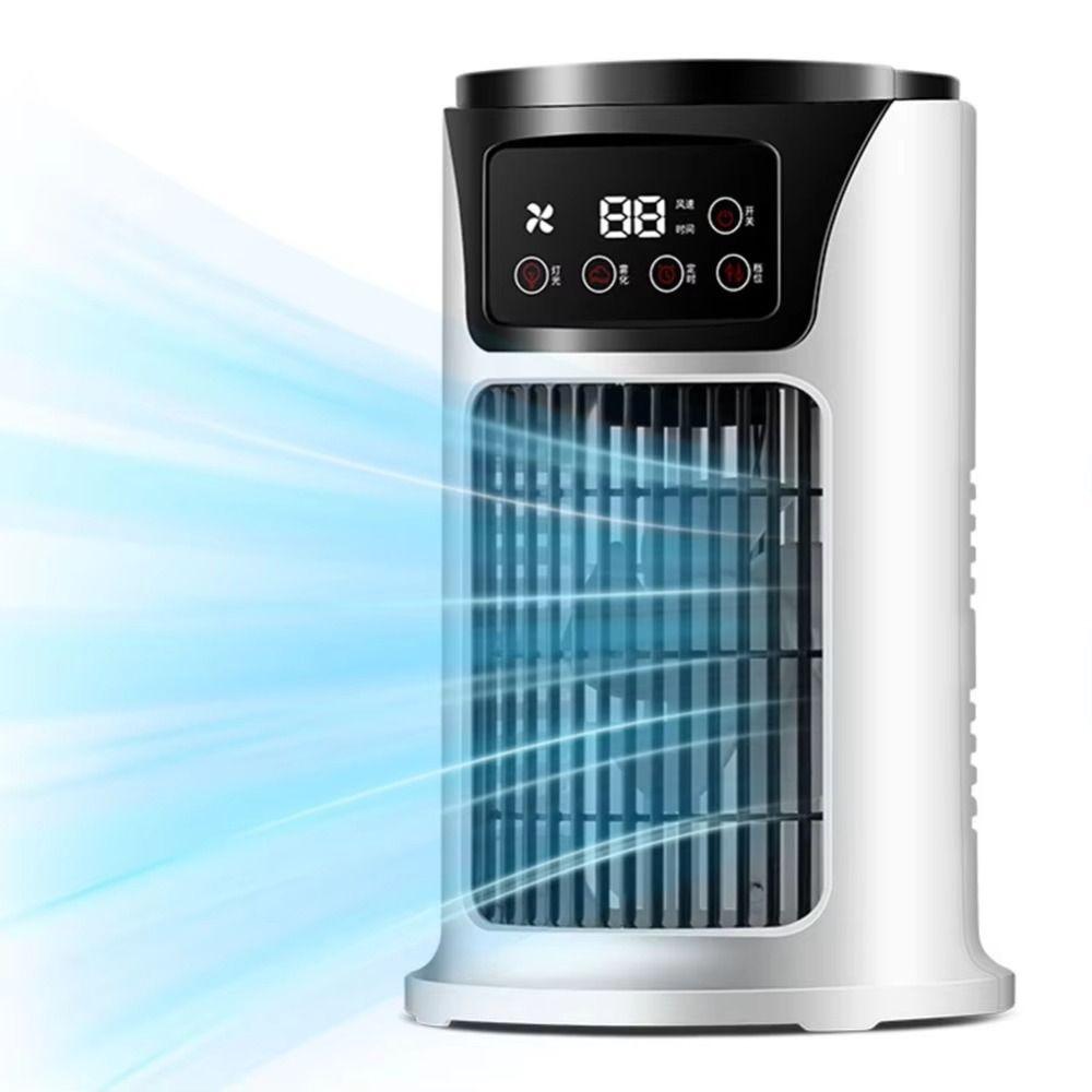 Compact Design Misting Fan 6 Speeds Portable Air Conditioner Mobile Air Conditioning  Desktop Use