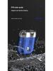 Men's Rechargeable Portable Electric Double-Head Shaver, Washable with Magnetic Blade.