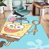 Sponge Expressions Pattern Office Rug Chair Mat, Game Carpet, Suitable for Front Door, Bedroom, Living Room, Desk, Holiday Gift