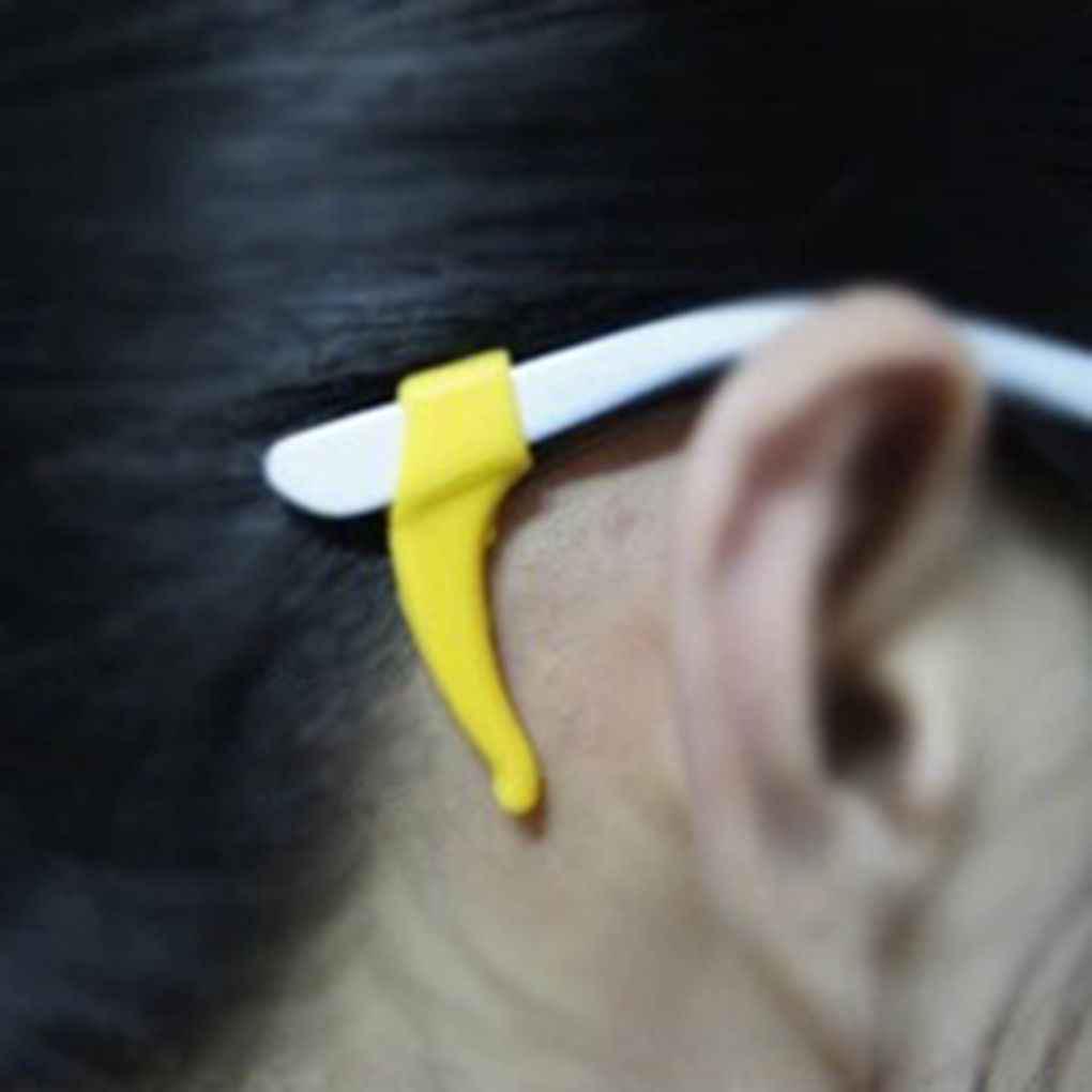 

2 пары противоскользящих наконечников, силиконовые крючки для очков, держатель для очков, спортивные очки 3