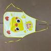 Kids Apron for Cooking Painting Housework Children Cartoon Waterproof Sleeveless Smock Yellow