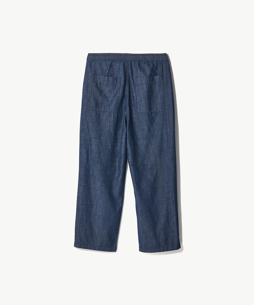 STCO Diems Genderless One-Pleat Elastic Denim Pants Navy (Wide Fit)_Ldmwb01Wsn