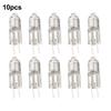 10 Stück G4 Halogenlampe 12V 5W/10W/20W/30W/50WG4 Halogenlampen Lichtkugel Packung JC Bi-Pin LED-Lampe Warmweiß Ersetzen LED-Lampe