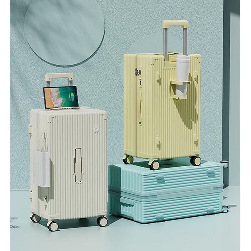 Tuoboli Durable ABS+PC Hardshell Luggage 24 Inch